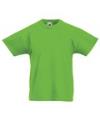 61019 SS12B Kids Original T shirt Lime colour image